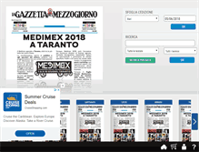 Tablet Screenshot of edicola.lagazzettadelmezzogiorno.it